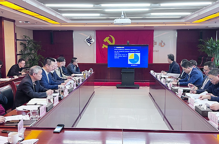 北京市水务局党组书记、局长潘安君一行赴杏彩电子就水务新发展工作进行座谈